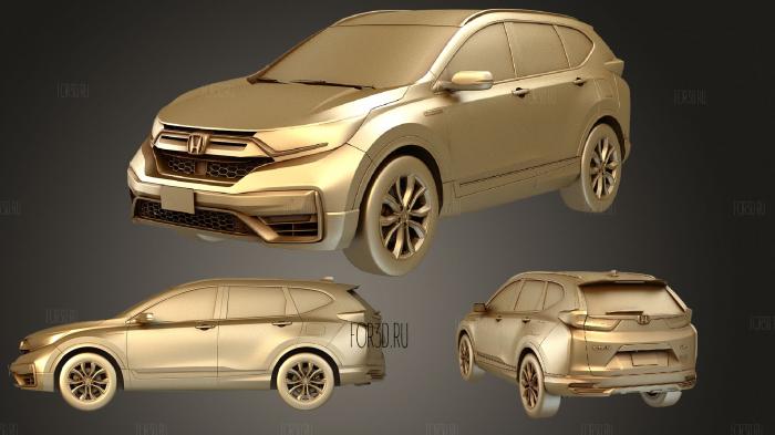 Honda CR V 2020 stl model for CNC